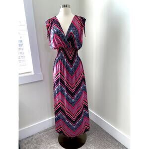 Romantic Sleeveless Smocked Babydoll Maxi Dress Sz 2X Empire Renaissance Prairie